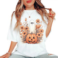 Pumpkin Ghost Halloween shirt, Halloweeen T-shirt. Funny tee for Spooky Season! Holiday Apparel, iPrintasty Halloween...