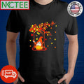 Pumpkin Gnomes Swing Fall Autumn tree Halloween shirt