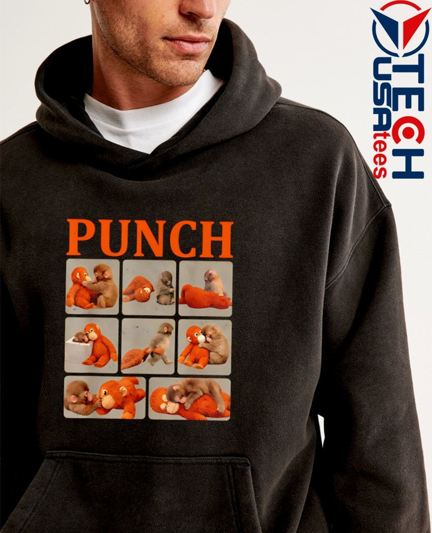 Punch Monkey graphic shirt