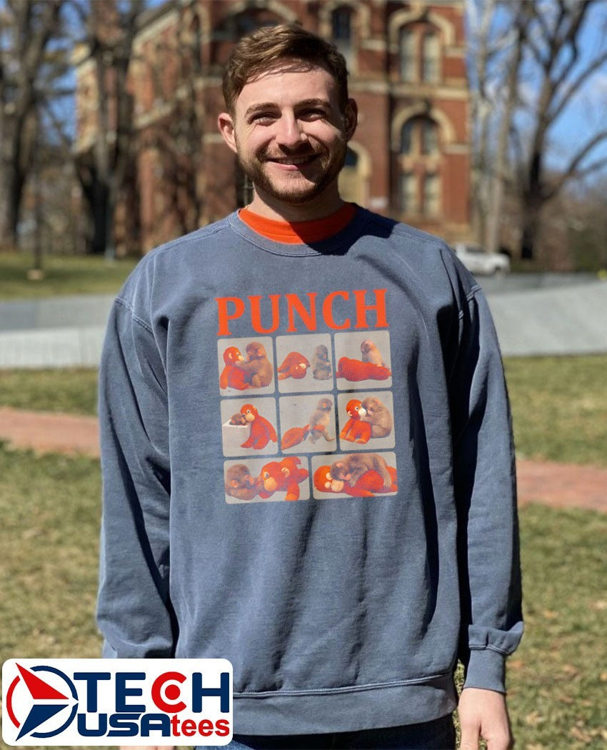 Punch Monkey graphic shirt