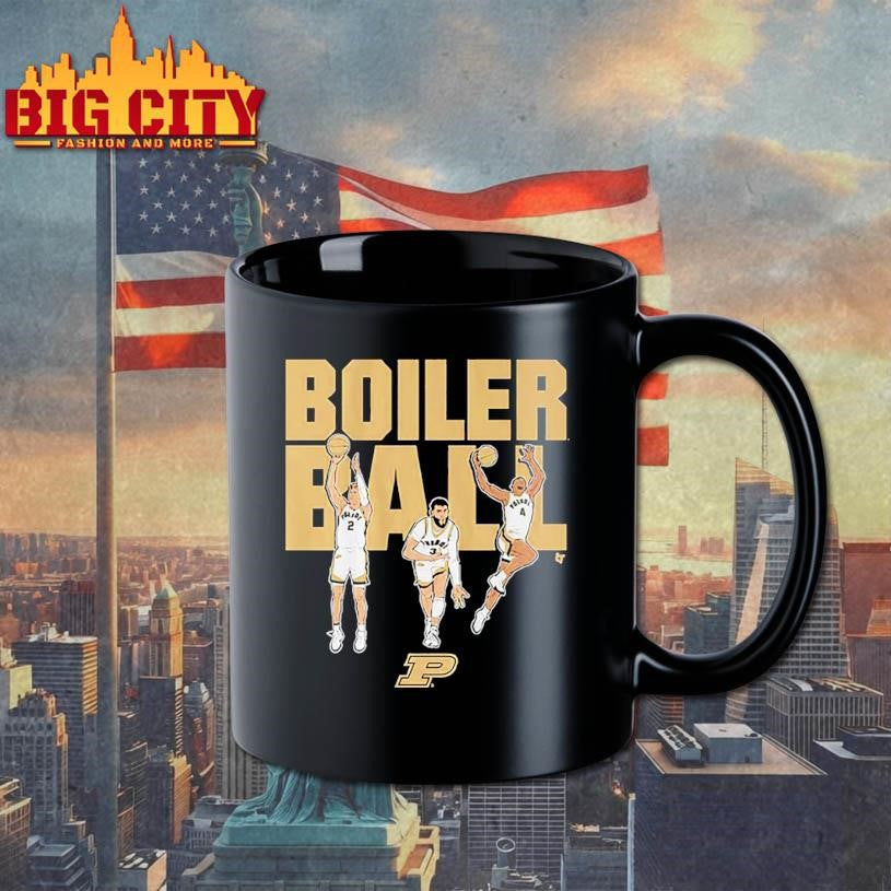 Purdue Basketball Braden Smith Fletcher Loyer &amp; Trey Kaufman-renn Boiler Ball Shirt