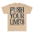 Push Your Limits - Khaki T-Shirt Hoodie, Sweatshirt | PureTeeCo.com (Image 1)