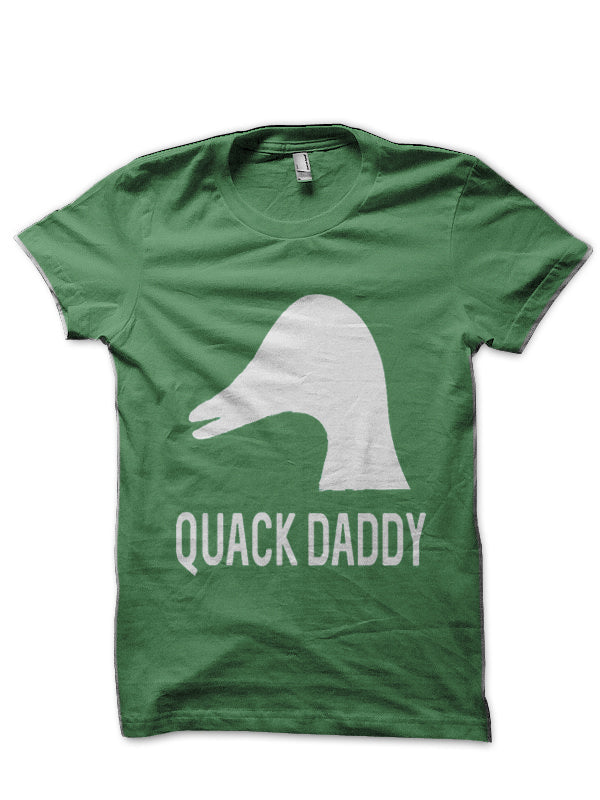 Quack Daddy Dark Green Half Sleeve T-Shirt Hoodie, Sweatshirt | PureTeeCo.com