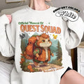 Quest Squad Tee with Broccoli the Cat