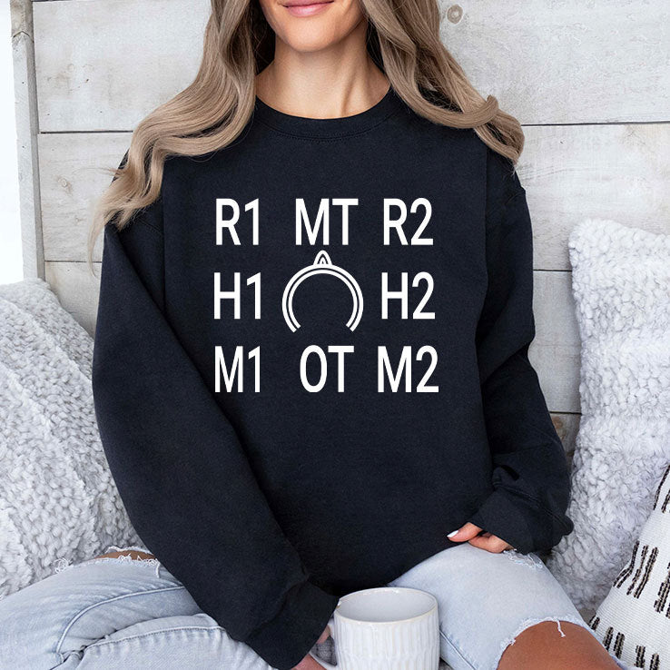 R1 MT R2 H1 H2 M1 OT M2 Final Fantasy XIV Shirt