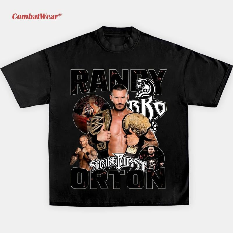 RANDY ORTON TEE, Wrestling Tee, Wrestling Graphic Tee, 2025 Wrestler Shirt, Sports Shirt, Vintage Wresting Shirt,...
