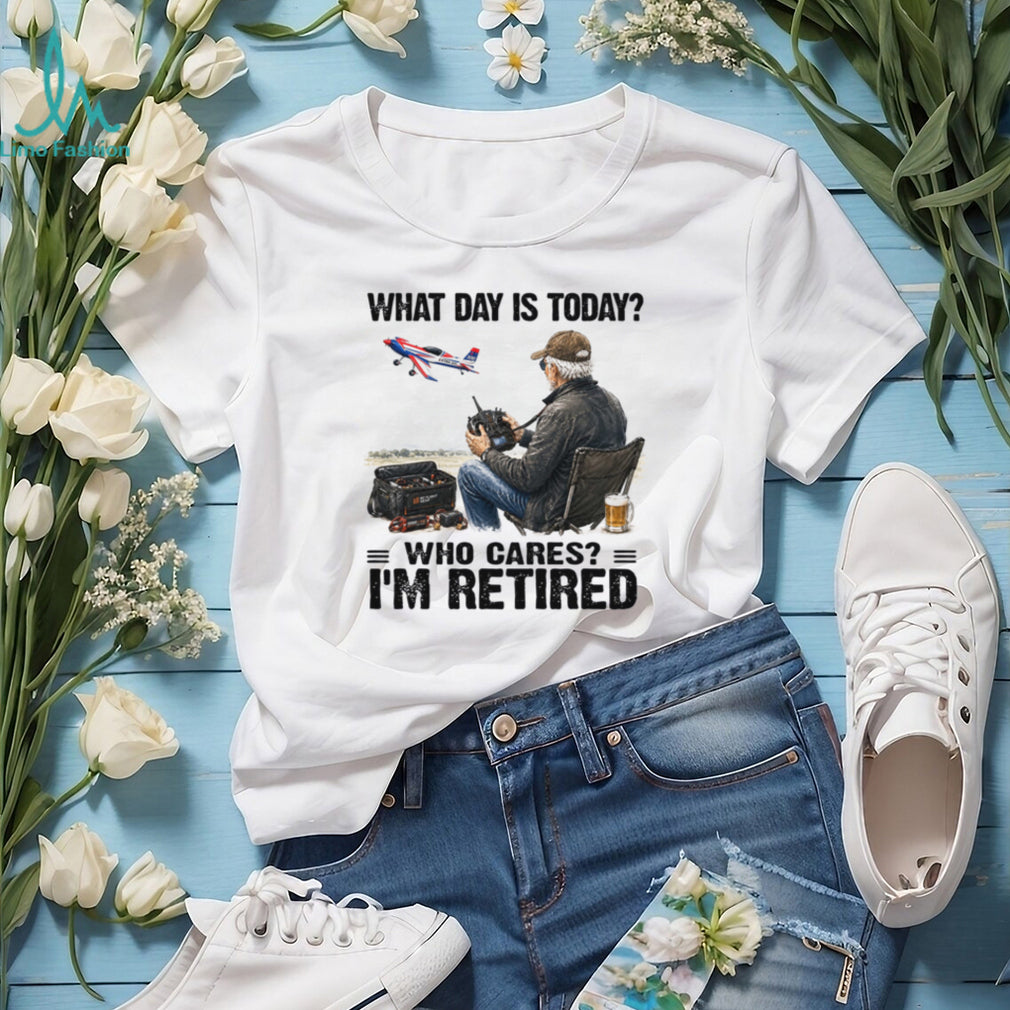 RC Airplane Pilot Retired Hobbyist Senior Shirt