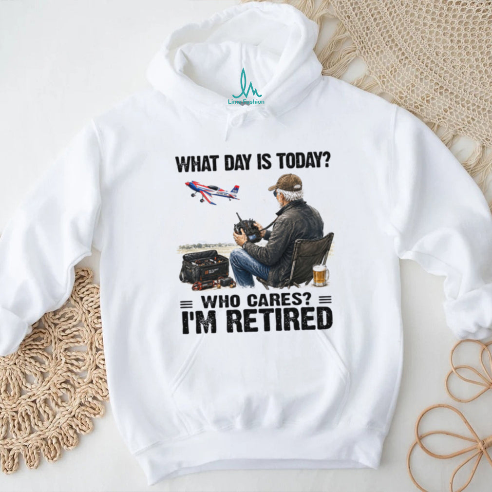 RC Airplane Pilot Retired Hobbyist Senior Shirt