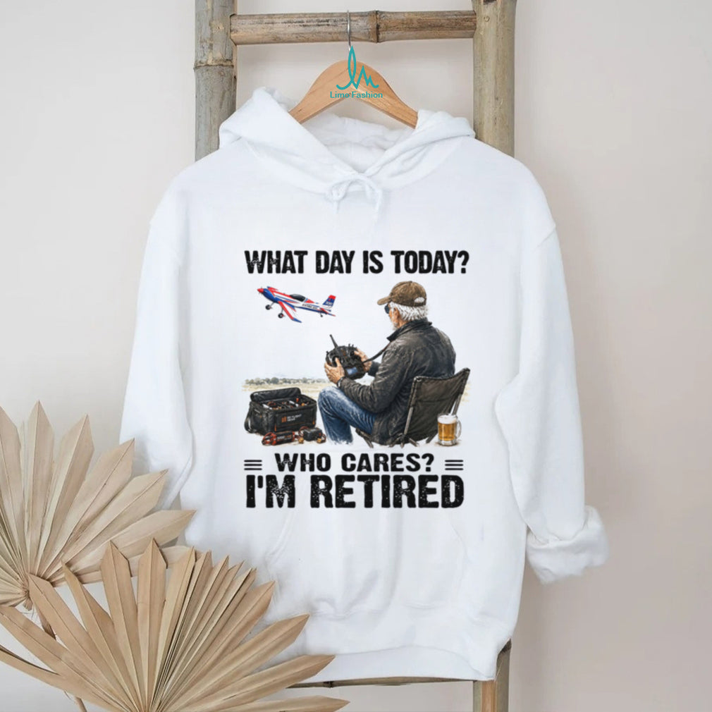 RC Airplane Pilot Retired Hobbyist Senior Shirt