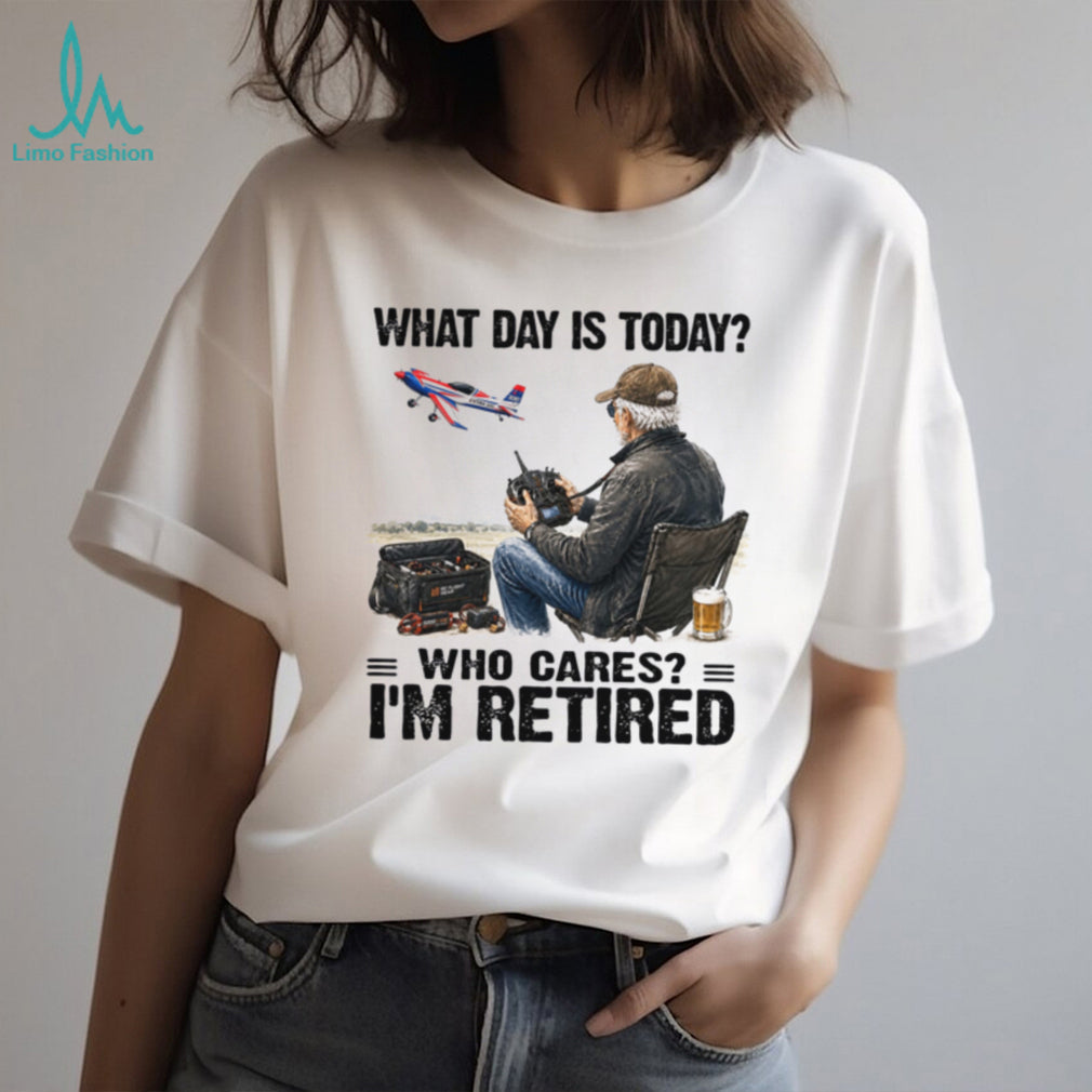 RC Airplane Pilot Retired Hobbyist Senior Shirt