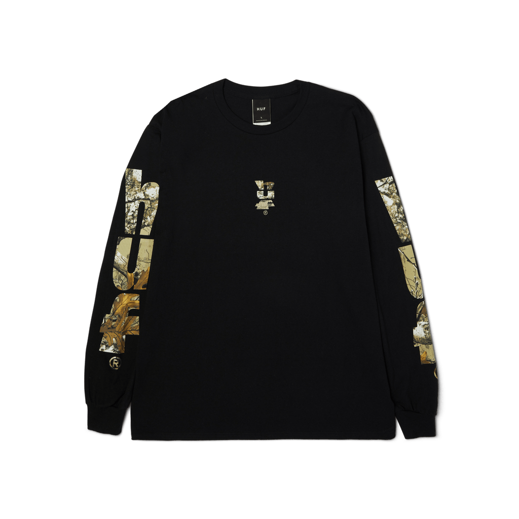 HUF x Realtree Megablast Long Sleeve T-Shirt Hoodie, Sweatshirt | PureTeeCo.com (Image 2)