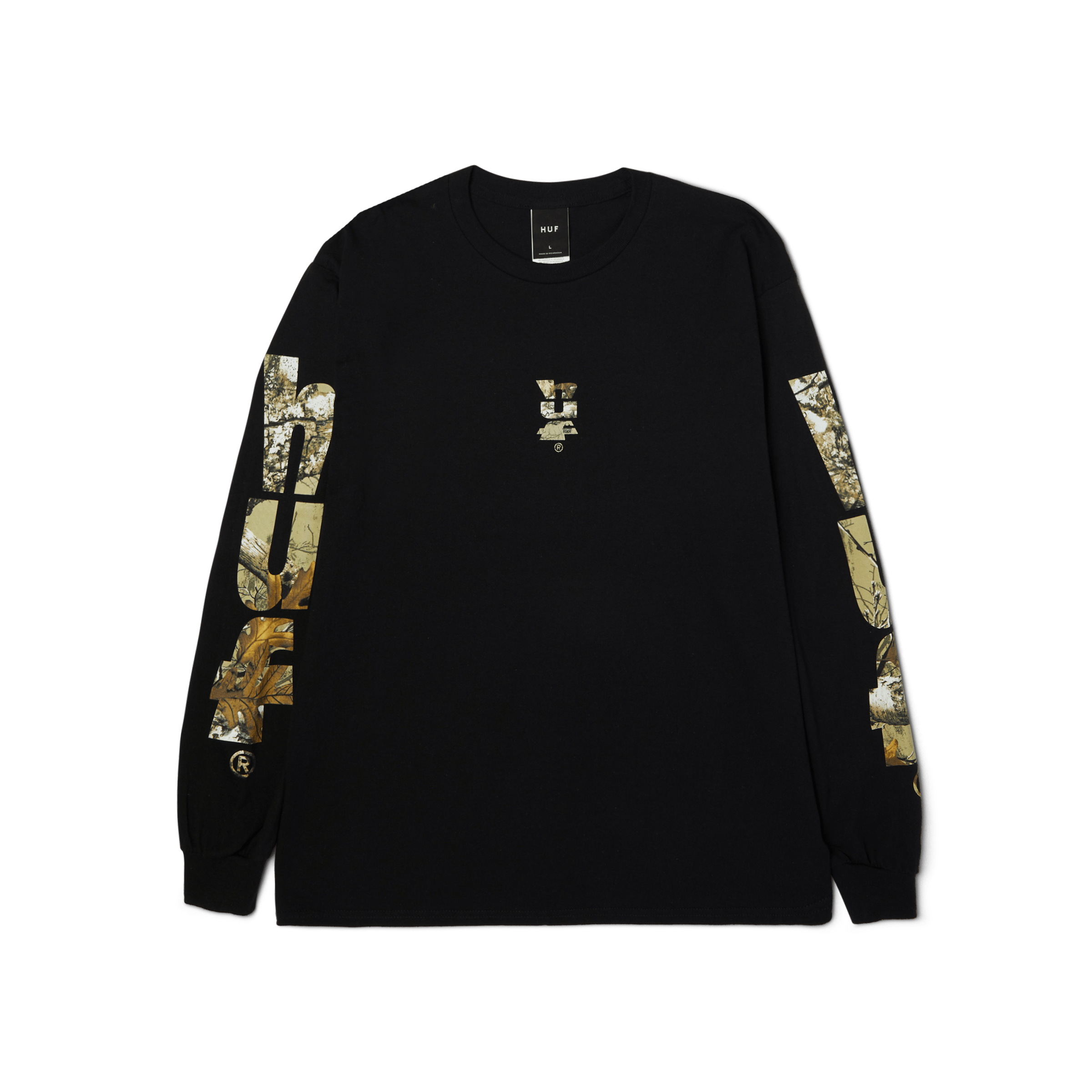 HUF x Realtree Megablast Long Sleeve T-Shirt Hoodie, Sweatshirt | PureTeeCo.com (Image 2)