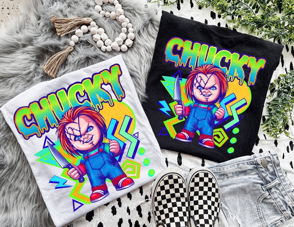 RETRO CHUCK TEE Hoodie, Sweatshirt | PureTeeCo.com (Image 1)