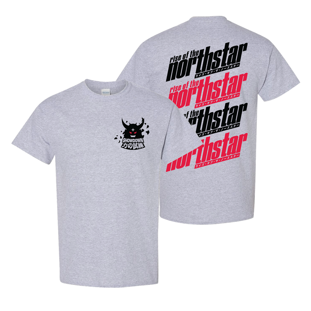 Rise of the Northstar - Showdown T-Shirt (Grey) Hoodie, Sweatshirt | PureTeeCo.com (Image 1)