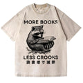 Racoons Vintage Wash Japanese Design T-Shirt, Funny Anime Graphic Tee Shortsleeve Comfort Top Hoodie, Sweatshirt