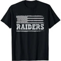 Raiders T-shirt American Falg T-Shirt Made in USA Hoodie, Sweatshirt | PureTeeCo.com