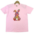 Rainbow Chenille Bunny Patch Comfort Colors T-Shirt Hoodie, Sweatshirt | PureTeeCo.com