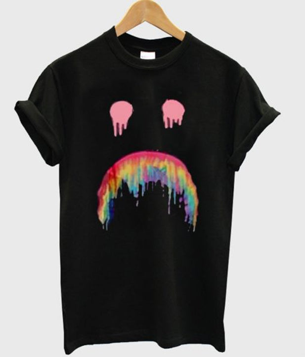 Rainbow Sad Face T shirt Hoodie, Sweatshirt | PureTeeCo.com