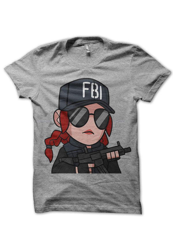 Rainbow Six Siege Grey T-Shirt Hoodie, Sweatshirt | PureTeeCo.com
