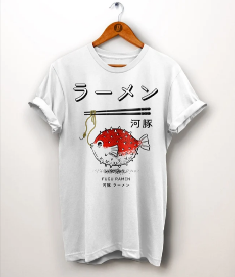 Ramen Shirt Fugu Fish T-shirt AL Hoodie, Sweatshirt | PureTeeCo.com
