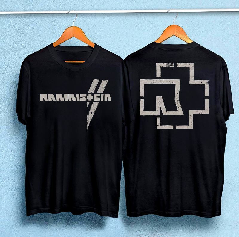 Rammstein Band 90s T-Shirt TWOSIDE Hoodie, Sweatshirt | PureTeeCo.com