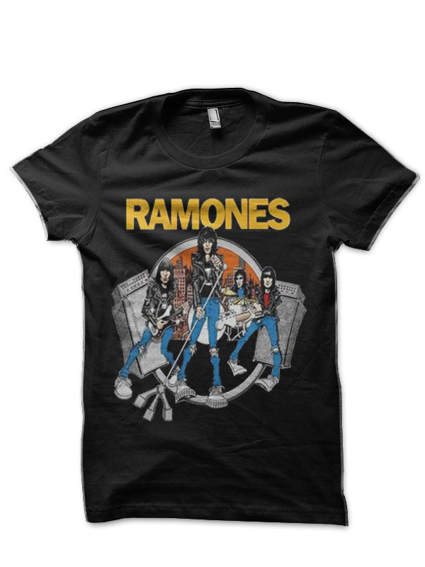 Ramones Black T-Shirt Style003 Hoodie, Sweatshirt | PureTeeCo.com