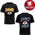 Rams Happy New Year 2026 Two Sided Shirt