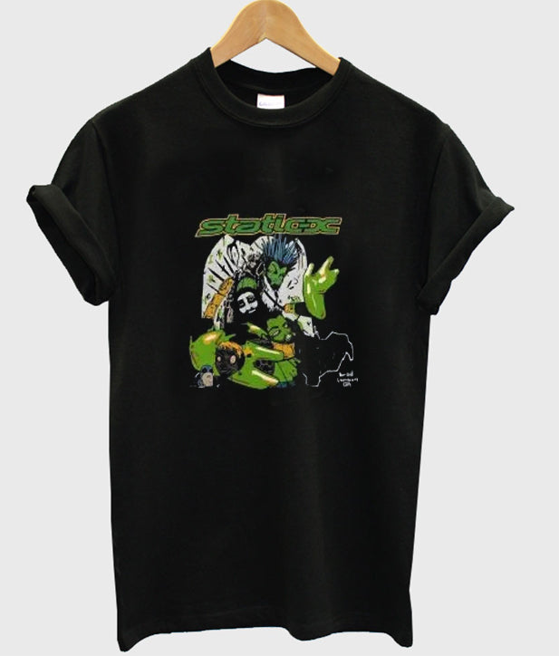 Rare Vintage 90s Static-x Band T Shirt Hoodie, Sweatshirt | PureTeeCo.com