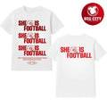 Rashad Wisdom Buccaneers She Is Football Est 2025 Two Sided Shirt