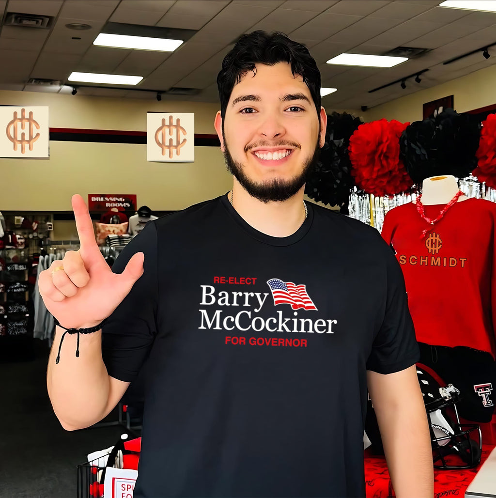 Re Elect Barry McCockiner For Governor Shirt