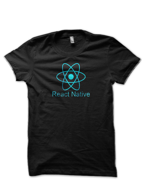 React Native Black T-Shirt Hoodie, Sweatshirt | PureTeeCo.com