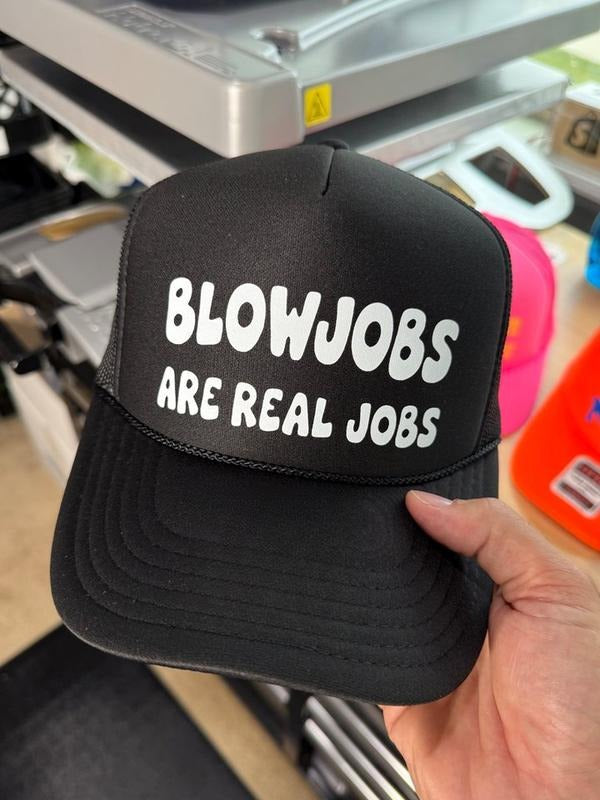 Real Jobs Foam Trucker T-Shirts, Hoodie, Sweatshirt | PureTeeCo.com