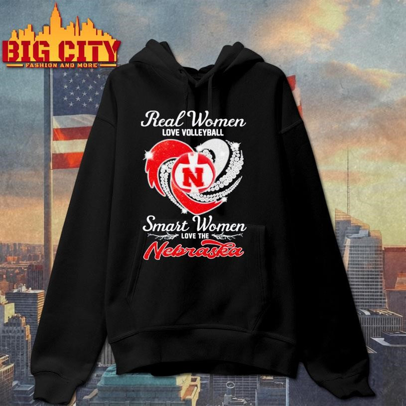 Real Women Love Volleyball Smart Women Love The Nebraska 2025 Shirt