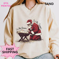 Reason For the Season Christmas Sweatshirt Winter Graphic Long Sleeve Casual Cotton Polyester Oversized sweatshirt -...