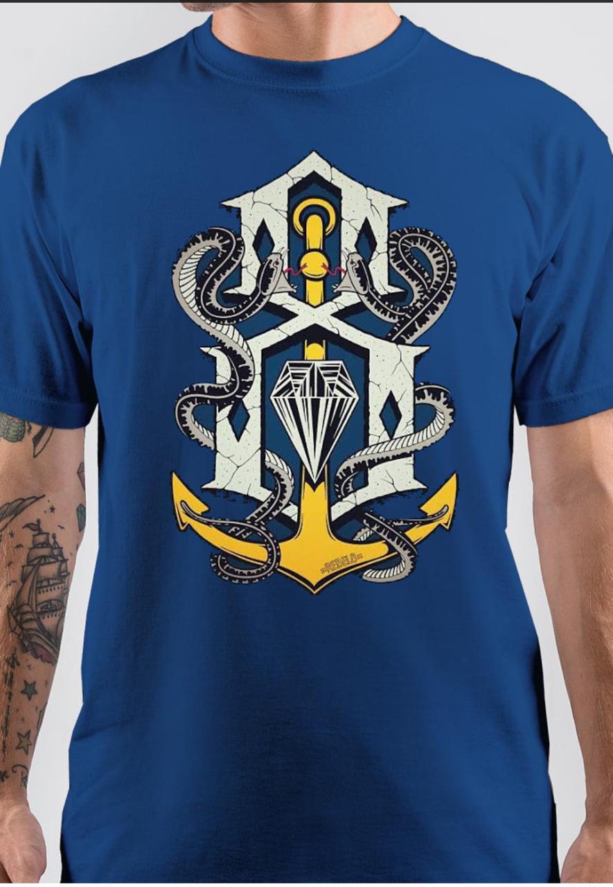 Rebel Eight Royal Blue T-Shirt Hoodie, Sweatshirt | PureTeeCo.com