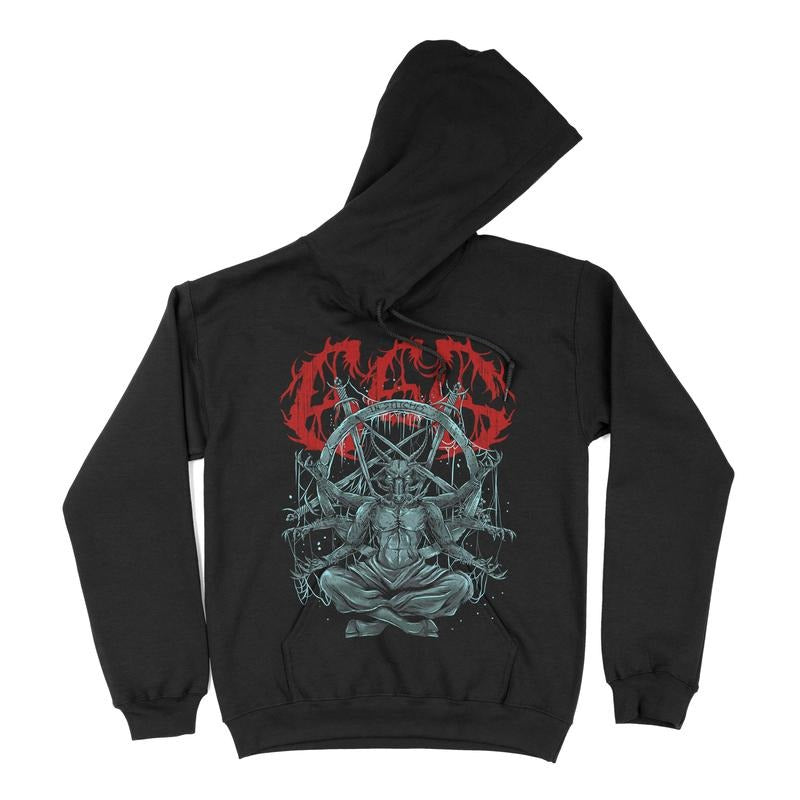 Red 666 Mark of The Beast - Premium Fleece Hoodie, Super Soft Hoodie, Halloween Hoodie Pull Over T-Shirts, Sweatshirt