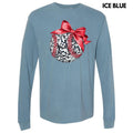 Red Baseball Dazzling Disco Long Sleeve Comfort Colors T-Shirt 'NLB' Hoodie, Sweatshirt | PureTeeCo.com