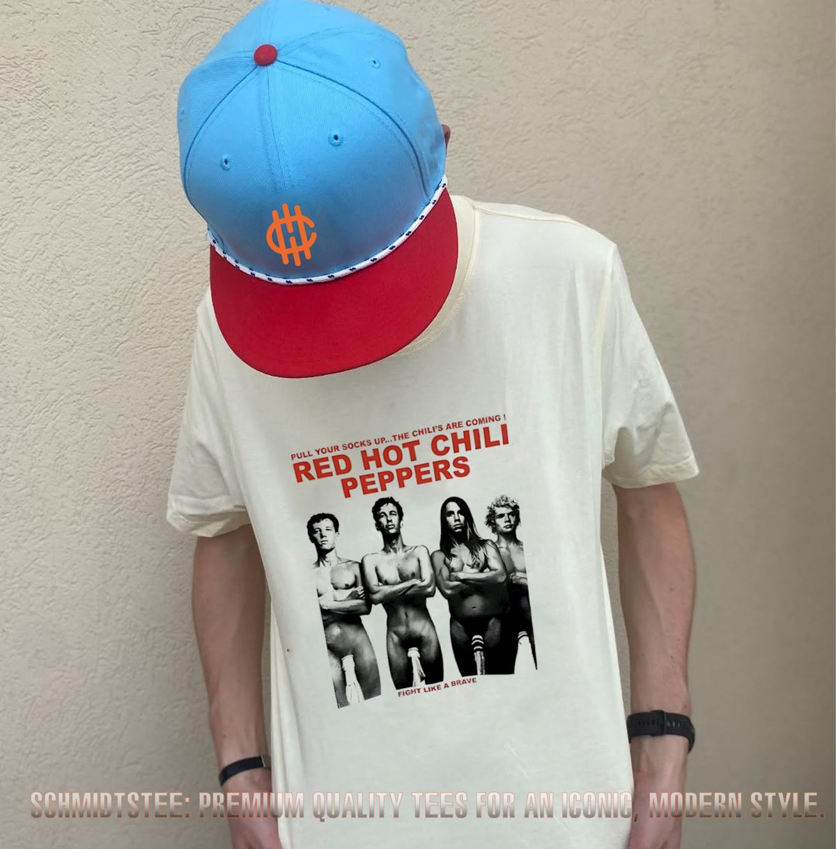 Red Hot Chili Peppers Fight Like A Brave Socks Photo Shirt
