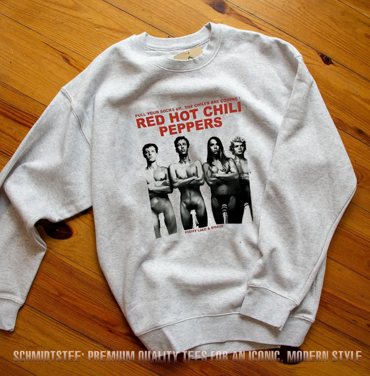 Red Hot Chili Peppers Fight Like A Brave Socks Photo Shirt