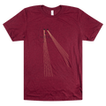 Eye Beams Cardinal Red T-Shirt Hoodie, Sweatshirt | PureTeeCo.com (Image 1)