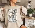 Registered Nurse Tarot Card Sweatshirt, Nurse RN Shirt, Skeleton Nurse Shirt Hoodie | PureTeeCo.com