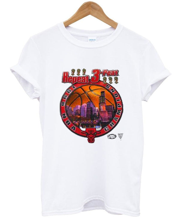 Repeat Three Peat Chicago Bulls 3 Peat T Shirt Hoodie, Sweatshirt | PureTeeCo.com