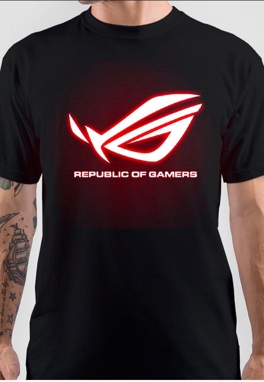 Republic Of Gamers T-Shirt Hoodie, Sweatshirt | PureTeeCo.com
