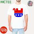 Republican Party Elephant lying on its back shirt