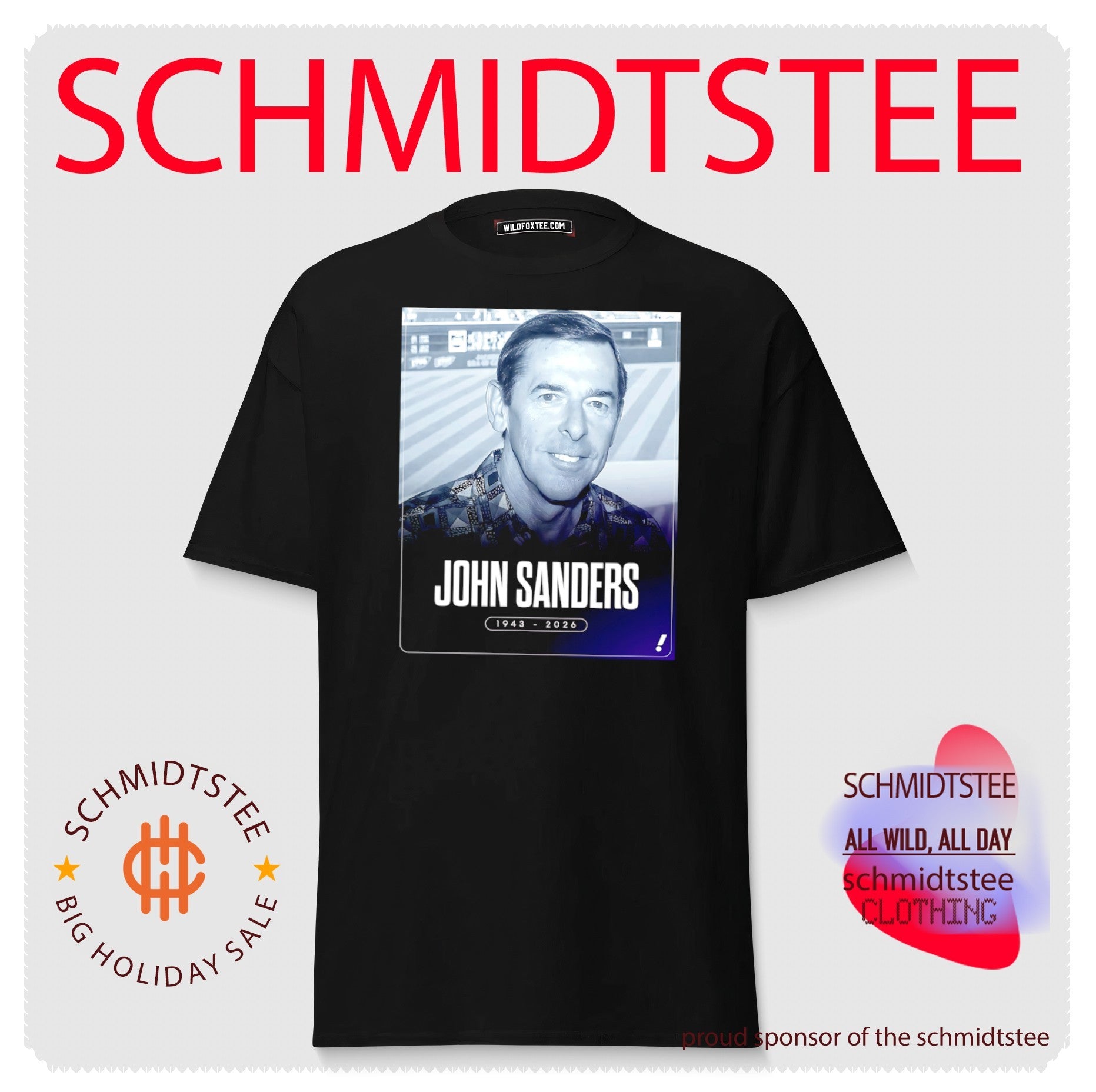 Rest in Peace John Sanders 1943-2026 shirt