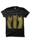 Retarded Ghidorah Black T-Shirt Hoodie, Sweatshirt | PureTeeCo.com