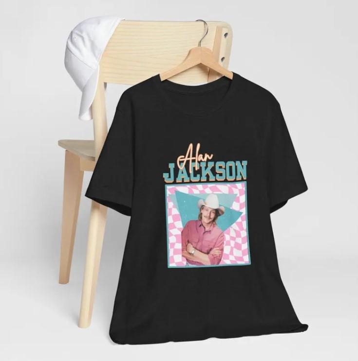 Retro Alan Jackson Unisex Tee, Perfect for Country Music Fans shirt Hoodie, Sweatshirt | PureTeeCo.com