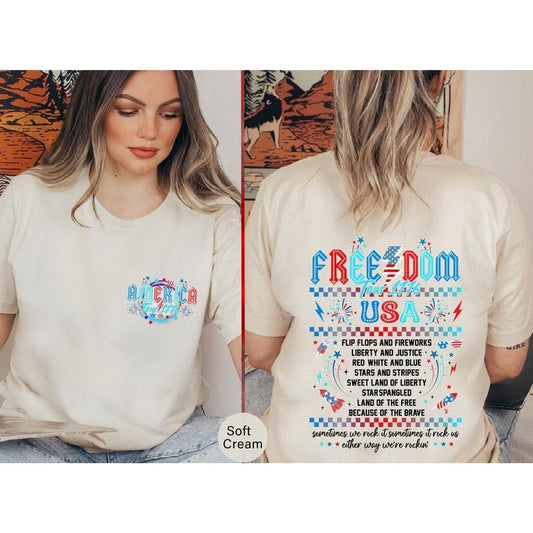 Retro America Tour 1776 Tshirts 4th Of July Tees America T-shirts Freedom Tour Shirts Shirts For American America Tour T-shirt  T-shirt, sweater and Hoodie