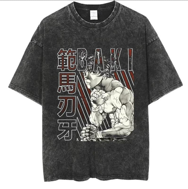 Retro Baki Hanma Shirt -Vintage Baki Hanma Shirt,Baki the Grappler Shirt,Baki Hanma Merch,Baki The Grappler Tshirt, Anime...