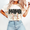 Retro Baseball Mama, Baseball Coquette, Game Day Baseball, Checkered Baseball, Baseball Bow Tshirt Hoodie, Sweatshirt